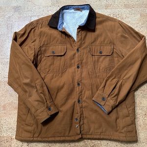 Men’s Tailor Vintage Sherpa Lined Cotton Coat EUC Size XL